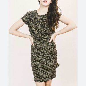 Isabel Marant Étoile
Brown & Black Gathered Silk Dress
